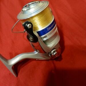 Silver Spinning Reel with Gold Line - Men Other